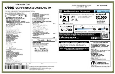 2022 Jeep Grand Cherokee L Overland