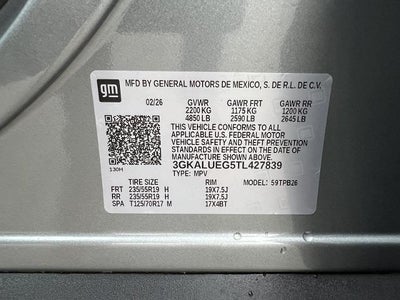 2026 GMC Terrain Elevation