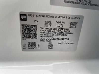 2026 GMC Sierra 1500 SLT