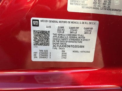 2026 GMC Sierra 1500 SLT