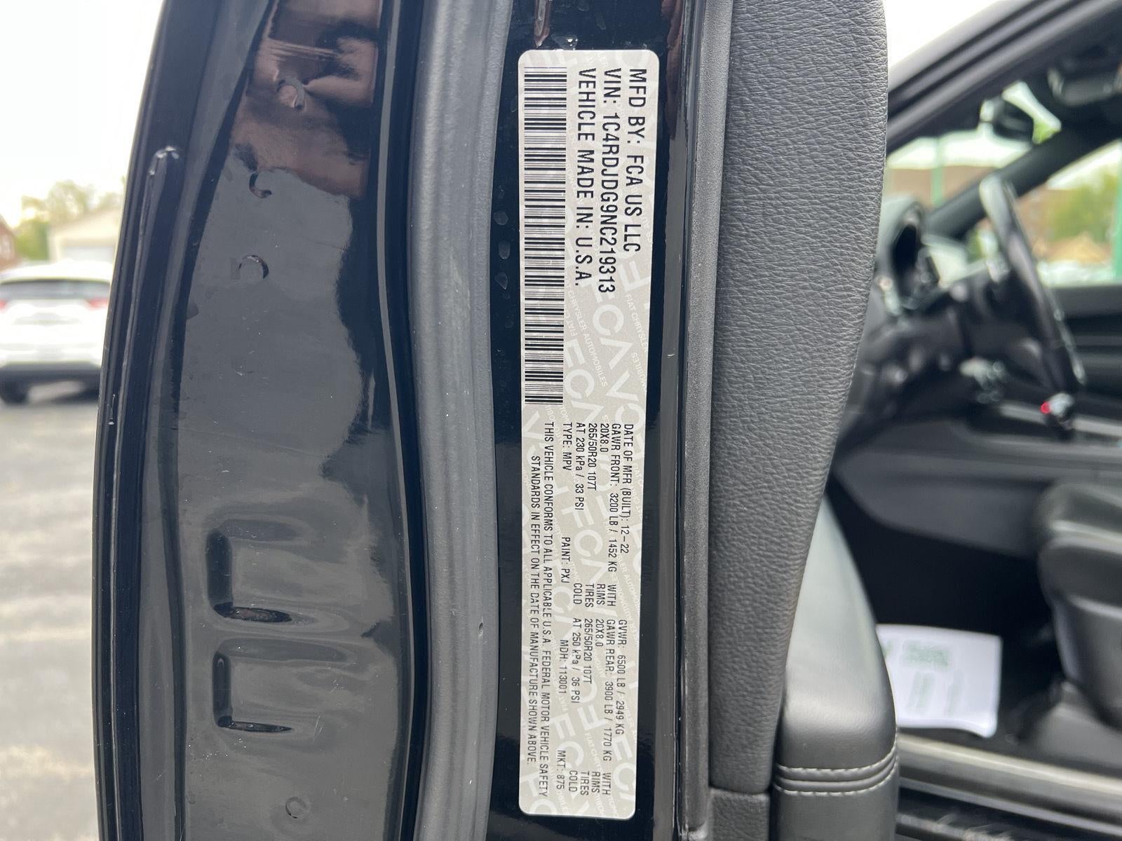 2022 Dodge Durango GT Plus