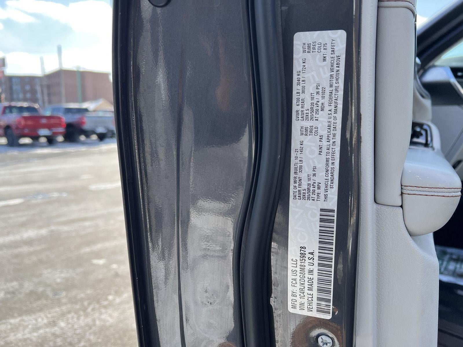 2021 Jeep Grand Cherokee L Overland