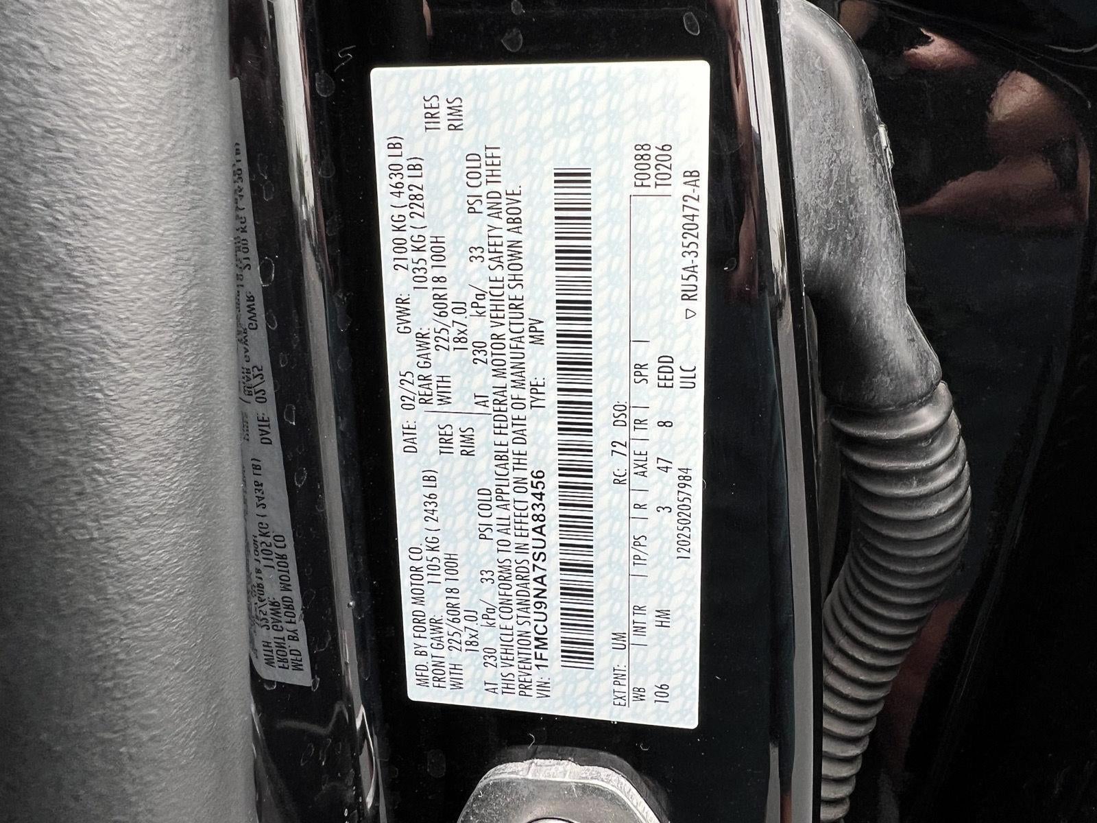 2025 Ford Escape ST-Line Select