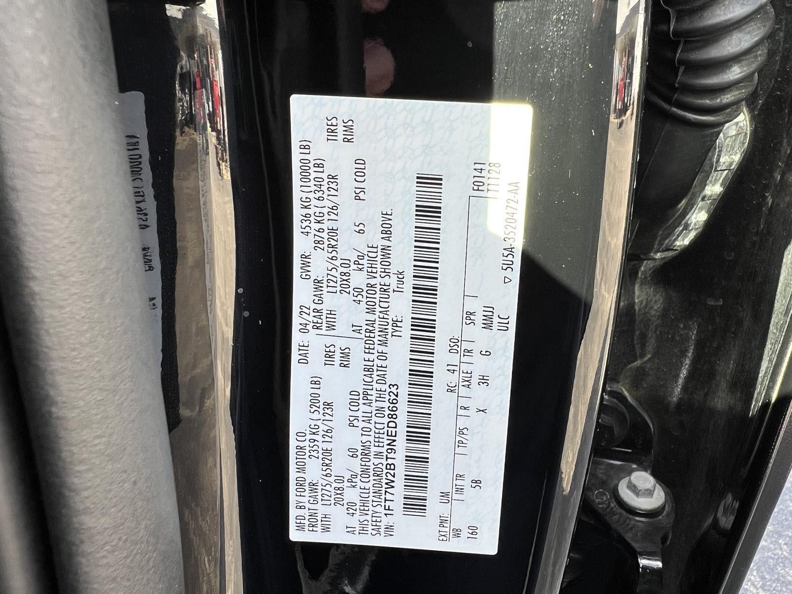 2022 Ford Super Duty F-250 SRW LARIAT