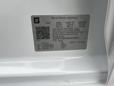 2019 Chevrolet Silverado 1500 Custom Trail Boss