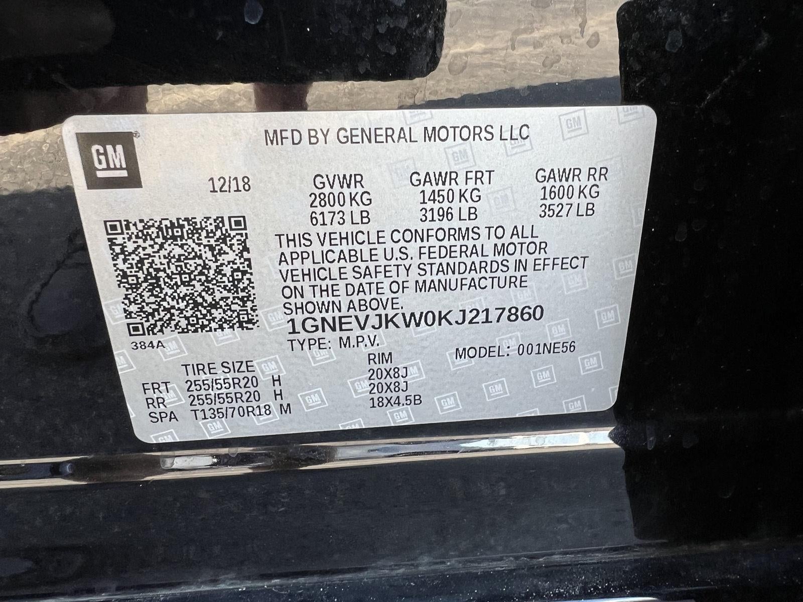 2019 Chevrolet Traverse High Country