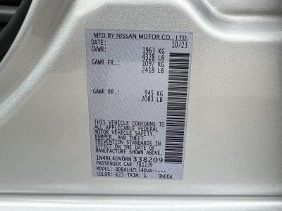 2024 Nissan Altima 2.5 SV