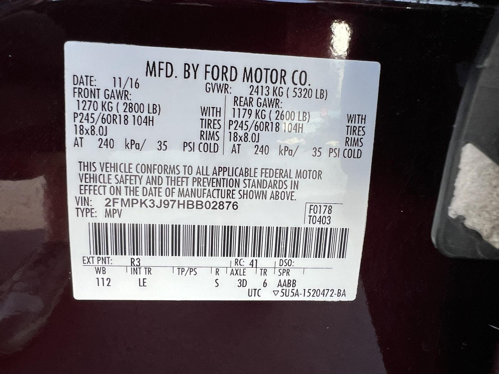 2017 Ford Edge SEL