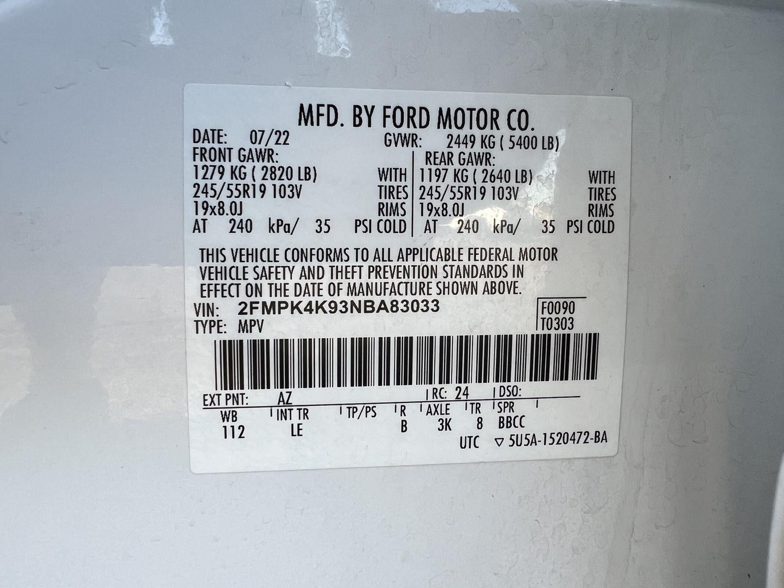 2022 Ford Edge Titanium