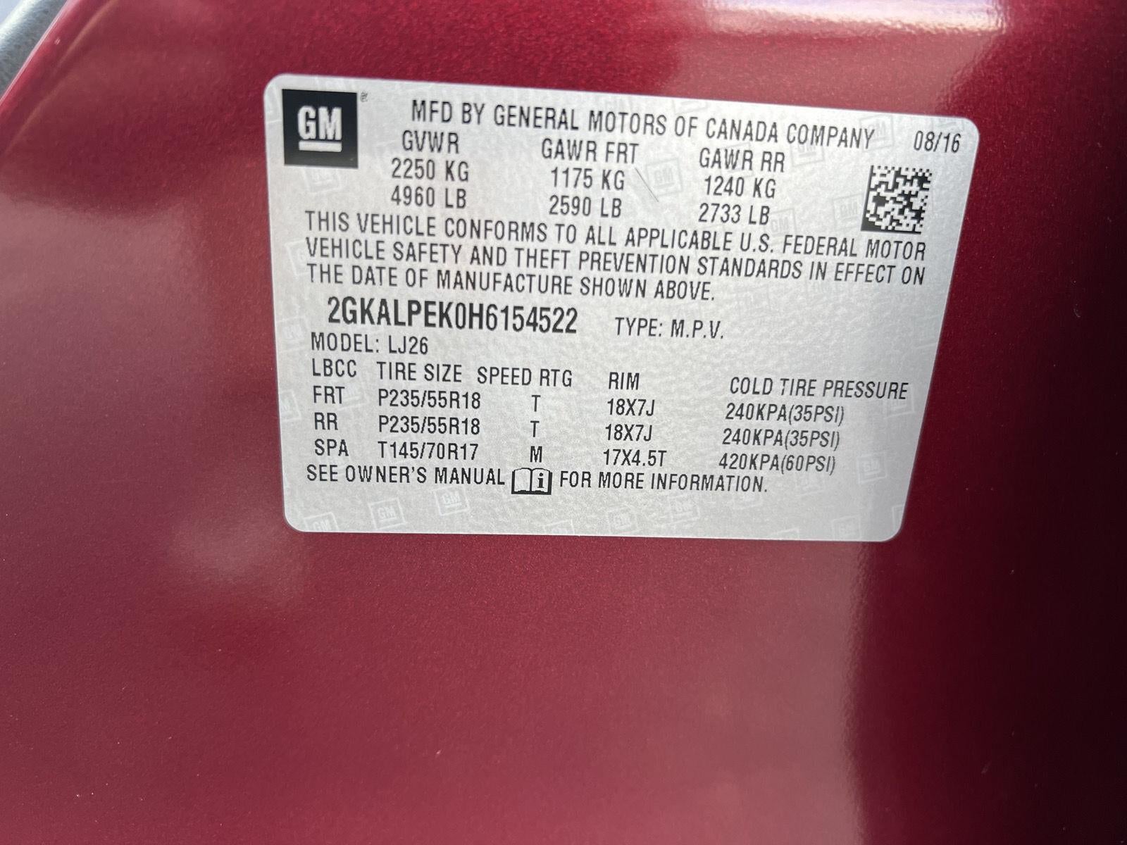2017 GMC Terrain SLT