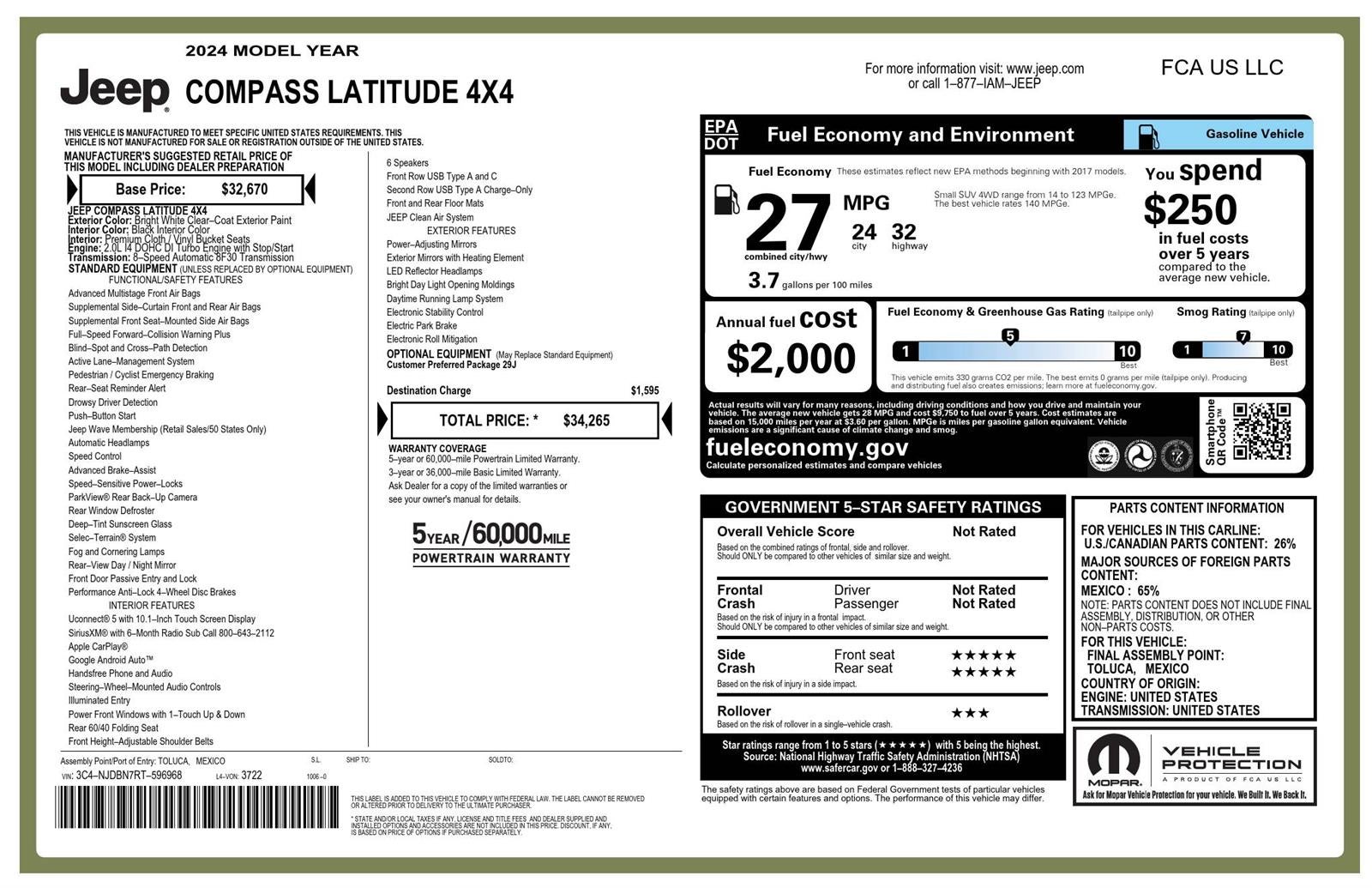 2024 Jeep Compass Latitude
