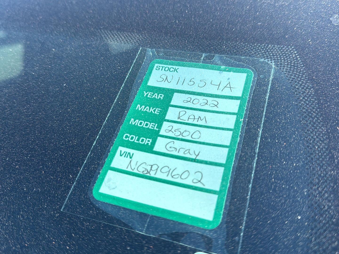 2022 RAM 2500 Tradesman