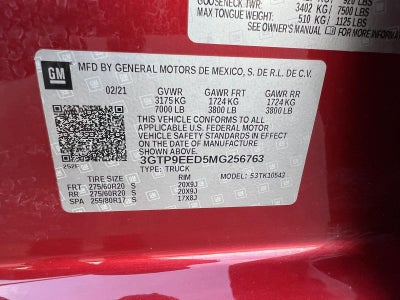 2021 GMC Sierra 1500 AT4