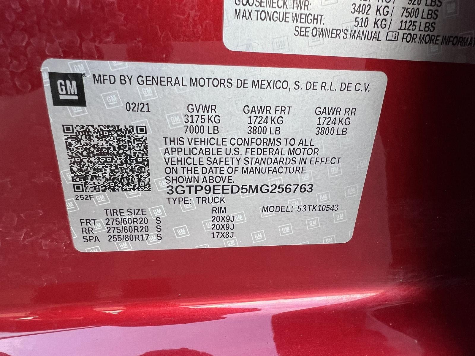 2021 GMC Sierra 1500 AT4