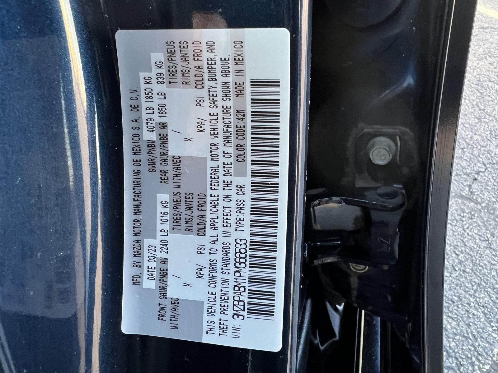 2023 Mazda Mazda3 Sedan 2.5 S Select