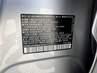 2022 Volkswagen Tiguan SE R-Line Black