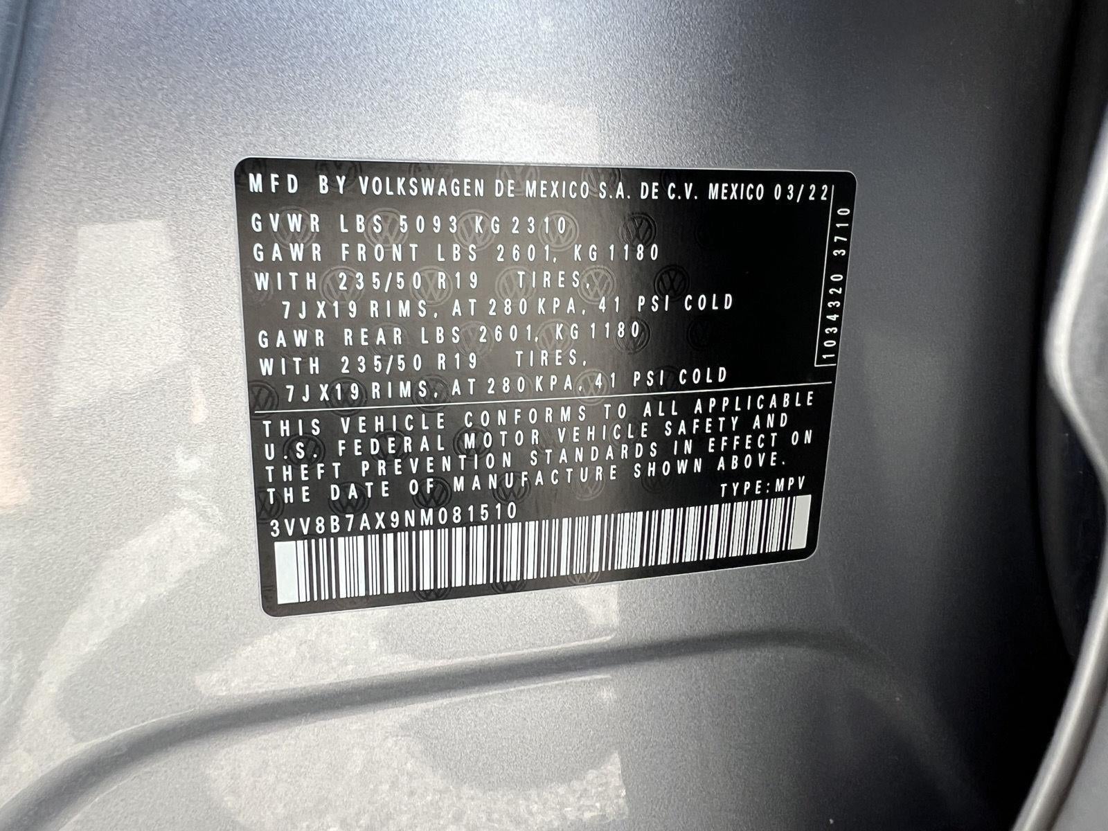 2022 Volkswagen Tiguan SE R-Line Black