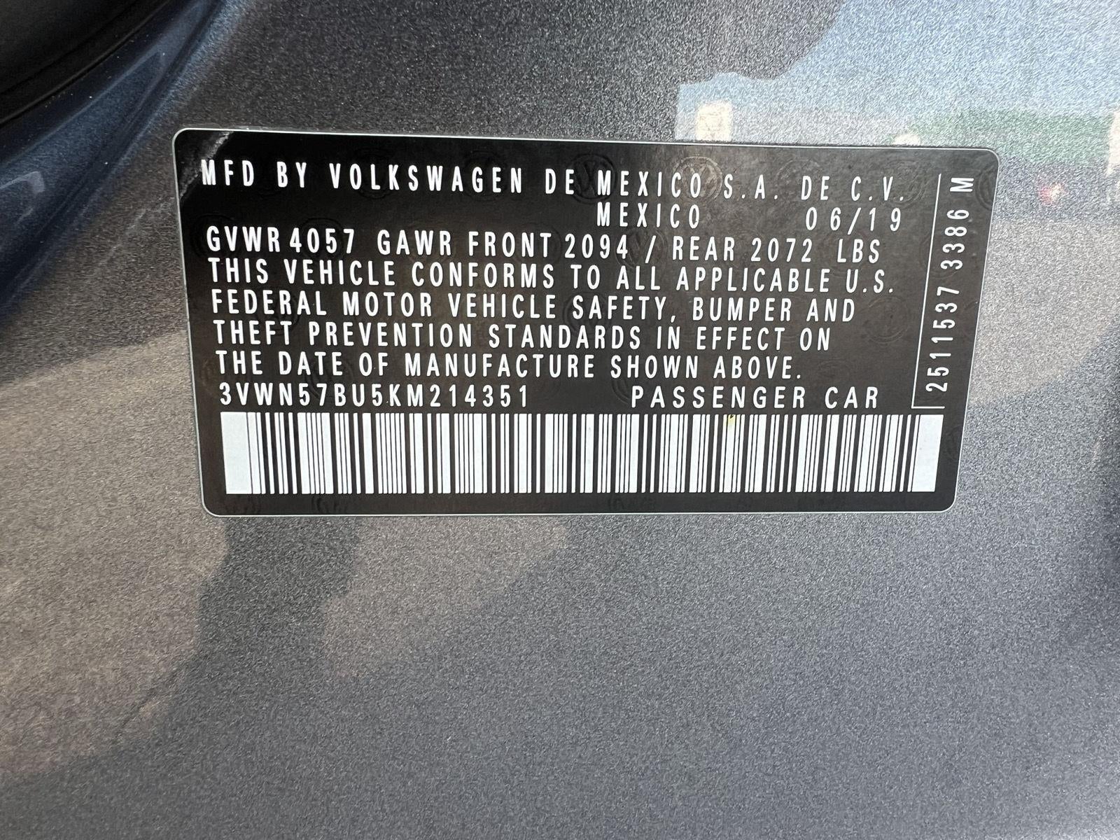 2019 Volkswagen Jetta S