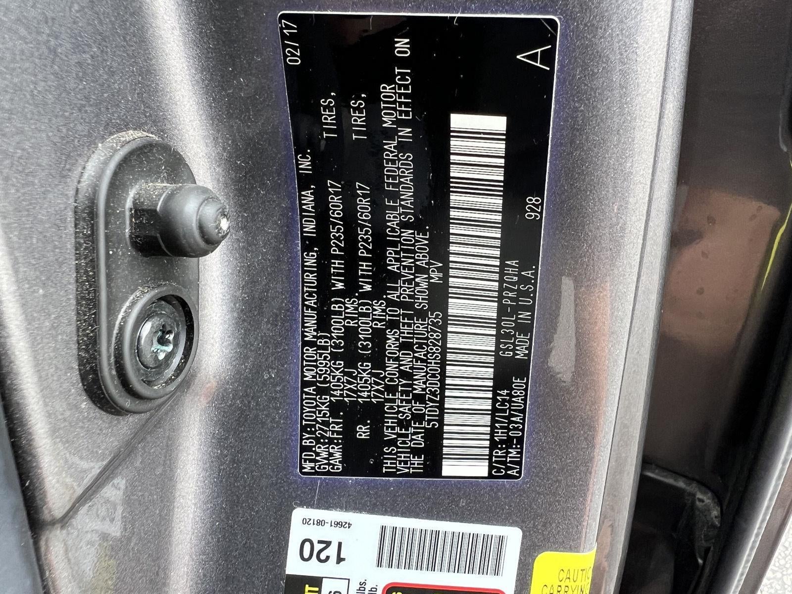 2017 Toyota Sienna Limited