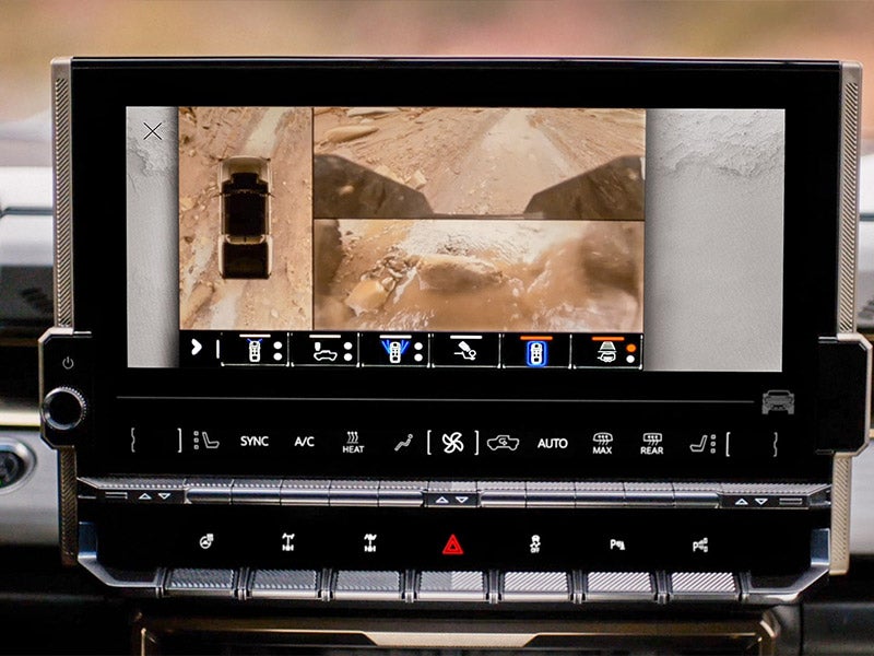 2024 GMC Hummer EV infotainment system and digital dashboard display