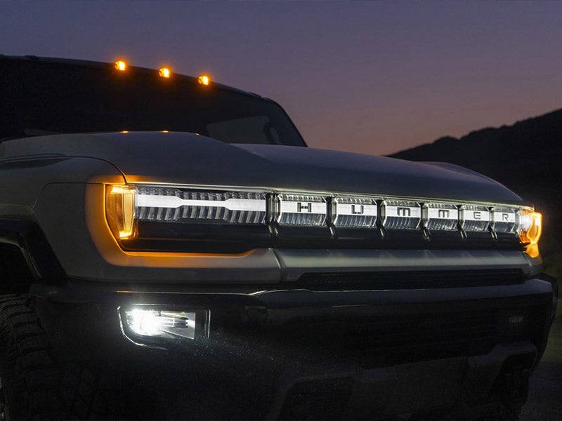 2024 GMC Hummer EV luxurious interior cabin view